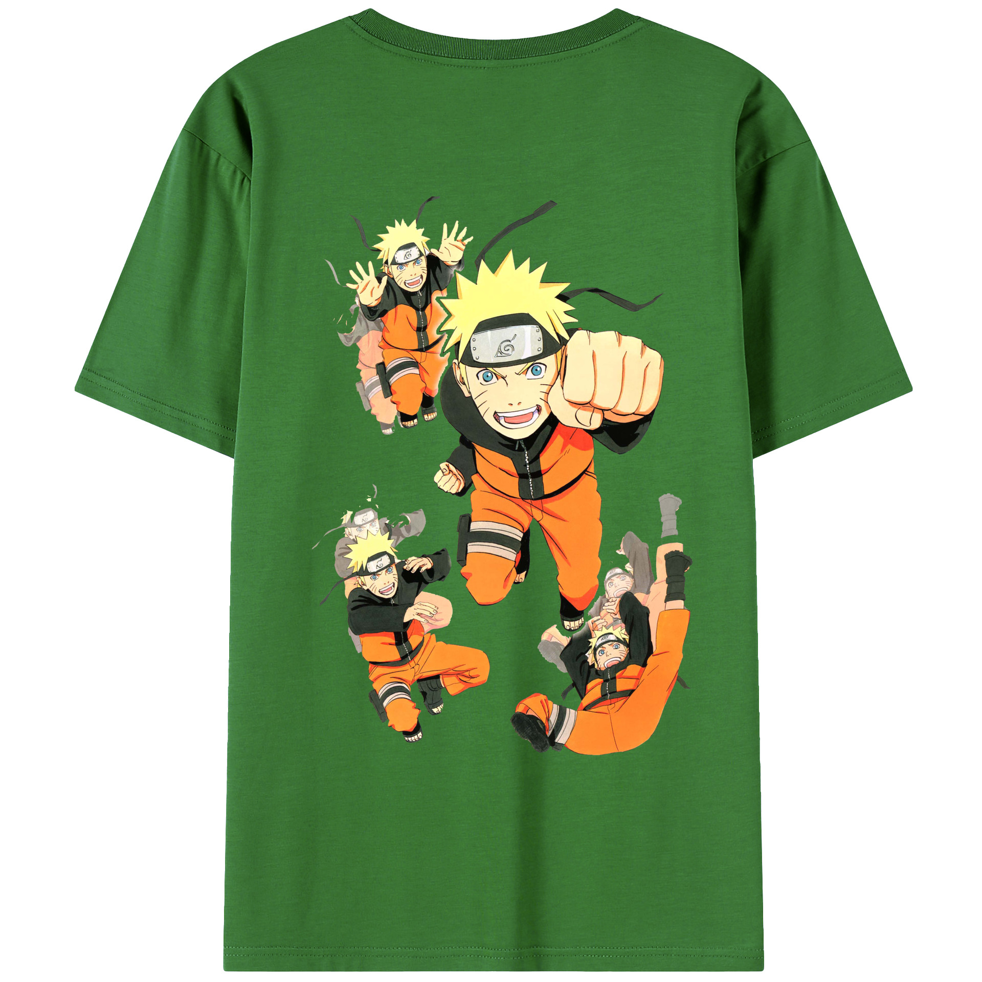 （画像用） NARUTO -ナルト- うずまき ナルト Uzumaki Naruto レディース半袖Tシャツ(バックプリント)